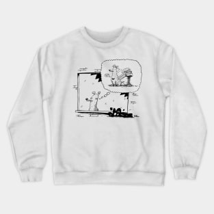 Dog dreams Crewneck Sweatshirt